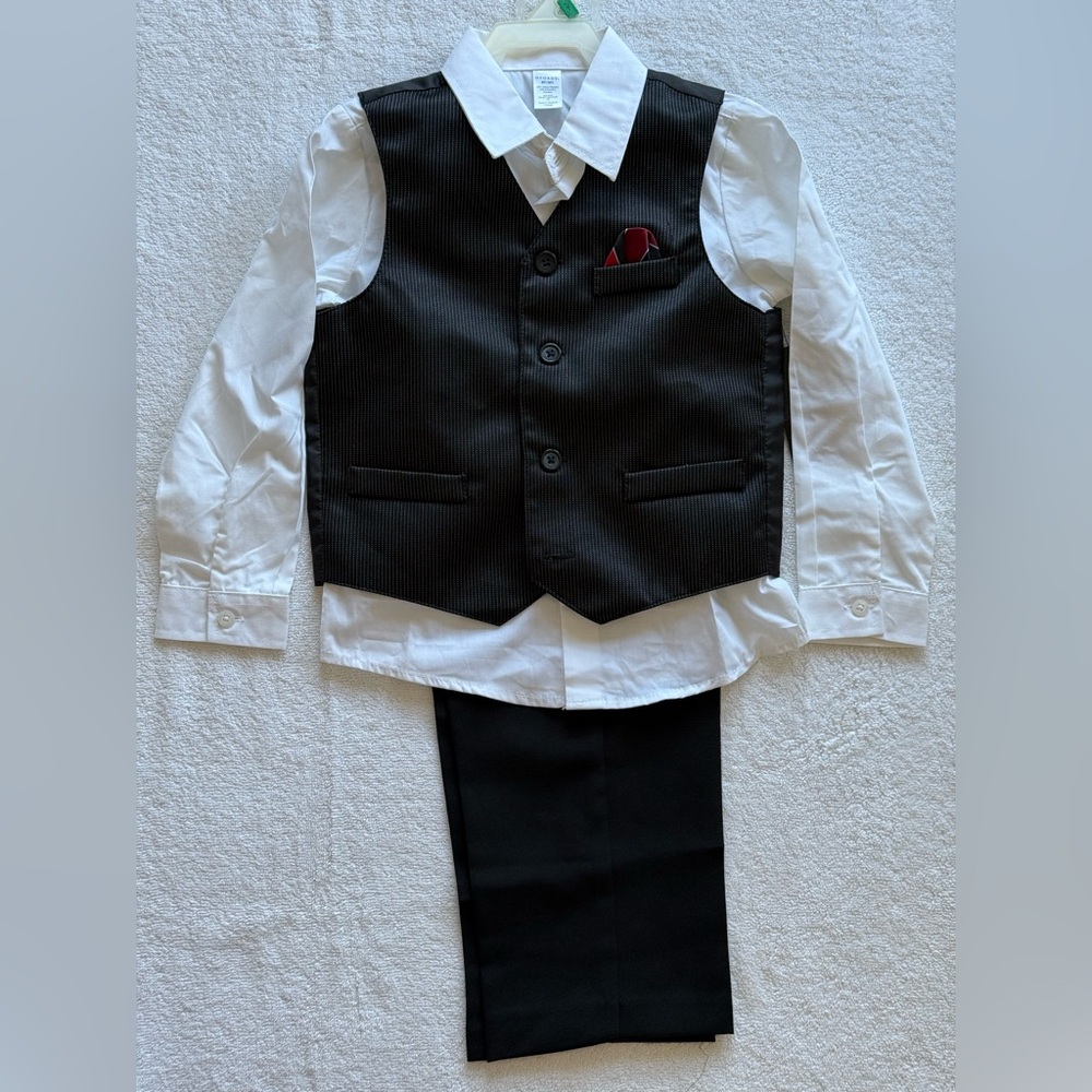 Kids Black and White Formal Matching Set